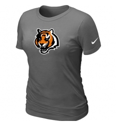 Nike Cincinnati Bengals Women's Team Logo NFL T-Shirt - Dark Grey