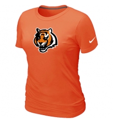 Nike Cincinnati Bengals Women's Team Logo NFL T-Shirt - Orange