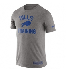 NFL Men's Buffalo Bills Nike Heathered Gray Training Performance T-Shirt