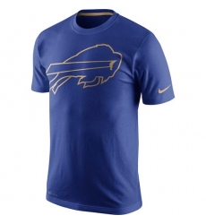 NFL Men's Buffalo Bills Nike Royal Championship Drive Gold Collection Performance T-Shirt