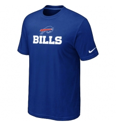 Nike Buffalo Bills Authentic Logo NFL T-Shirt - Blue