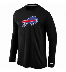 Nike Buffalo Bills Team Logo Long Sleeve NFL T-Shirt - Black