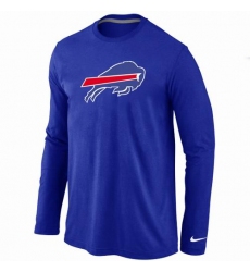 Nike Buffalo Bills Team Logo Long Sleeve NFL T-Shirt - Blue