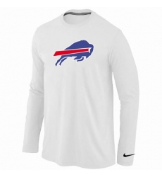 Nike Buffalo Bills Team Logo Long Sleeve NFL T-Shirt - White