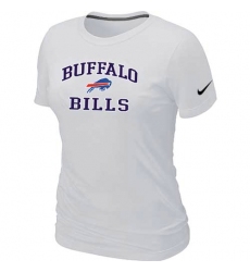 Nike Buffalo Bills Women's Heart & Soul NFL T-Shirt - White