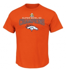 NFL Denver Broncos Majestic Super Bowl 50 Champions Choice VIII T-Shirt - Orange