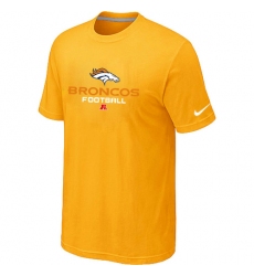 Nike Denver Broncos Critical Victory NFL T-Shirt - Yellow