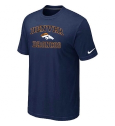 Nike Denver Broncos Heart & Soul NFL T-Shirt - Dark Blue