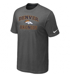 Nike Denver Broncos Heart & Soul NFL T-Shirt - Dark Grey