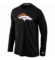 Nike Denver Broncos Team Logo Long Sleeve NFL T-Shirt - Black