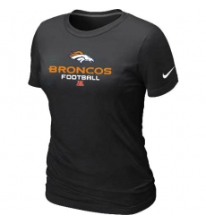 Nike Denver Broncos Women's Critical Victory NFL T-Shirt - Black