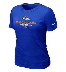 Nike Denver Broncos Women's Critical Victory NFL T-Shirt - Blue