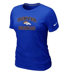 Nike Denver Broncos Women's Heart & Soul NFL T-Shirt - Blue