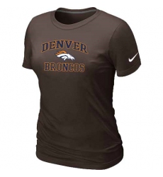 Nike Denver Broncos Women's Heart & Soul NFL T-Shirt - Brown