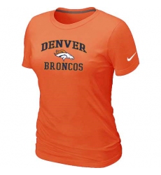 Nike Denver Broncos Women's Heart & Soul NFL T-Shirt - Orange