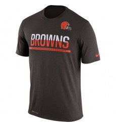 NFL Men's Cleveland Browns Nike Brown Team Practice Legend Performance T-Shirt