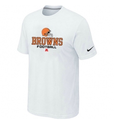 Nike Cleveland Browns Critical Victory NFL T-Shirt - White