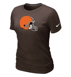 Nike Cleveland Browns Women's Legend Logo Dri-FIT NFL T-Shirt - Brown