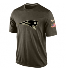 NFL New England Patriots Nike Olive Salute To Service KO Performance Dri-FIT T-Shirt