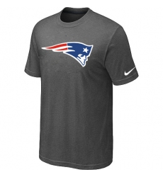 Nike New England Patriots Sideline Legend Authentic Logo Dri-FIT NFL T-Shirt - Dark Grey