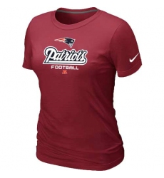 Nike New England Patriots Women's Critical Victory NFL T-Shirt - Red