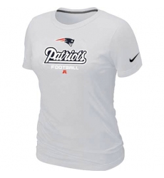 Nike New England Patriots Women's Critical Victory NFL T-Shirt - White