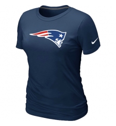 Nike New England Patriots Women's Legend Logo Dri-FIT NFL T-Shirt - Dark Blue