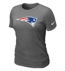 Nike New England Patriots Women's Legend Logo Dri-FIT NFL T-Shirt - Dark Grey