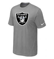 Nike Oakland Raiders Sideline Legend Authentic Logo Dri-FIT NFL T-Shirt - Light Grey