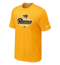 Nike Los Angeles Rams Critical Victory NFL T-Shirt - Yellow