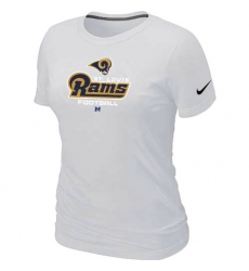 Nike Los Angeles Rams Women's Critical Victory NFL T-Shirt - White