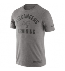 NFL Men's Tampa Bay Buccaneers Nike Heathered Gray Training Performance T-Shirt