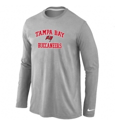 Nike Tampa Bay Buccaneers Heart & Soul Long Sleeve NFL T-Shirt - Grey