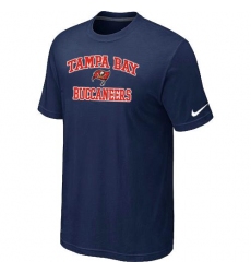 Nike Tampa Bay Buccaneers Heart & Soul NFL T-Shirt - Dark Blue