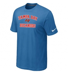 Nike Tampa Bay Buccaneers Heart & Soul NFL T-Shirt - Light Blue