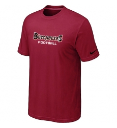 Nike Tampa Bay Buccaneers Sideline Legend Authentic Font Dri-FIT NFL T-Shirt - Red