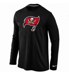 Nike Tampa Bay Buccaneers Team Logo Long Sleeve NFL T-Shirt - Black