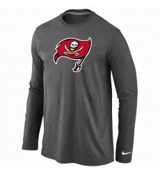 Nike Tampa Bay Buccaneers Team Logo Long Sleeve NFL T-Shirt - Dark Grey