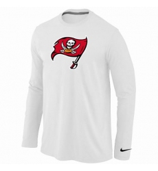 Nike Tampa Bay Buccaneers Team Logo Long Sleeve NFL T-Shirt - White