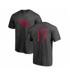 Football Arizona Cardinals #17 Hakeem Butler Black Name & Number Logo Long Sleeve T-Shirt