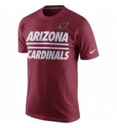 NFL Arizona Cardinals Nike Team Stripe T-Shirt - Cardinal