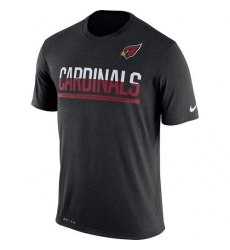 NFL Men's Arizona Cardinals Nike Black Team Practice Legend Performance T-Shirt