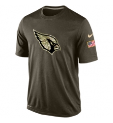 NFL Men's Arizona Cardinals Nike Olive Salute To Service KO Performance Dri-FIT T-Shirt