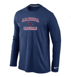 Nike Arizona Cardinals Heart & Soul Long Sleeve NFL T-Shirt Dark Blue