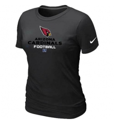 Nike Arizona Cardinals Women's Critical Victory NFL T-Shirt - Black