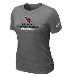 Nike Arizona Cardinals Women's Critical Victory NFL T-Shirt - Dark Grey