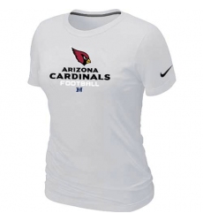 Nike Arizona Cardinals Women's Critical Victory NFL T-Shirt - White