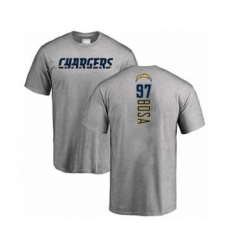 Football Los Angeles Chargers #97 Joey Bosa Ash Backer T-Shirt