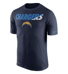 NFL Men's Los Angeles Chargers Nike Navy Blue Legend Staff Practice Performance T-Shirt