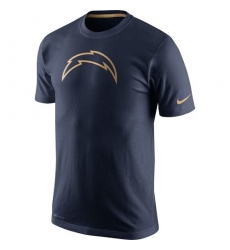 NFL Men's Los Angeles Chargers Nike Navy Championship Drive Gold Collection Performance T-Shirt